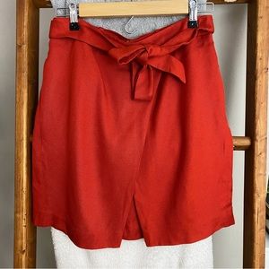 Banana Republic / Moc Wrap Mini Skirt